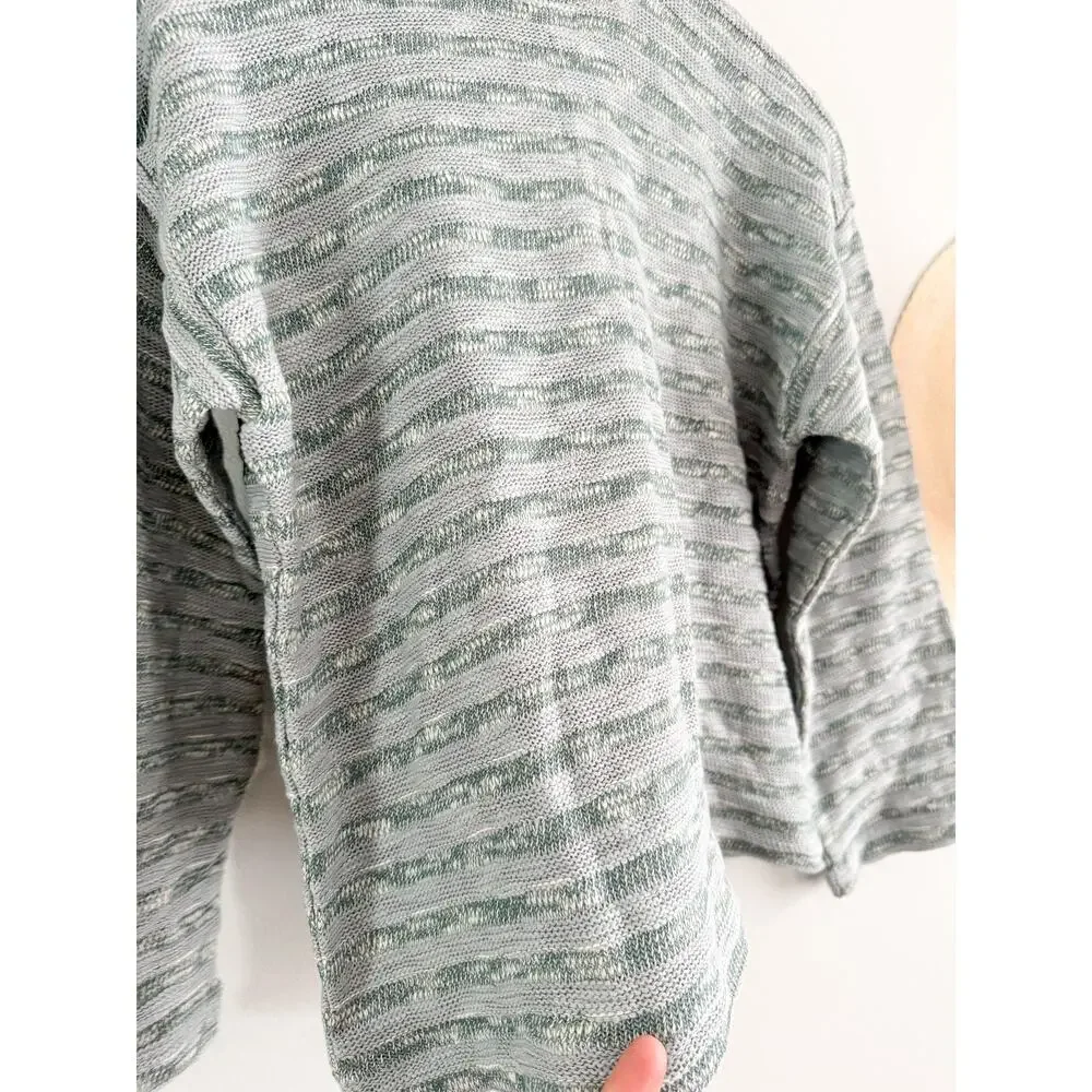 Madewell | NWT Crewneck Long Sleeve Knit Tee Blue Horizon Stripe | Sz XS